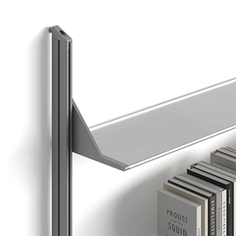 a.b.c. Aluminium Book Case
