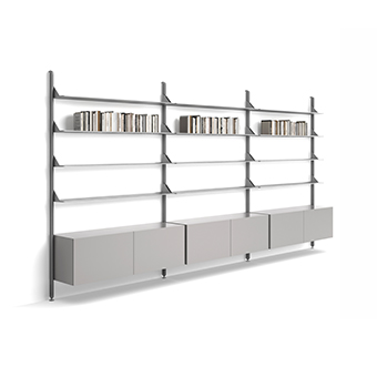 a.b.c. Aluminium Book Case